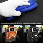 Car Back Seat Organizer with USB Charging – Multi-Functional Backrest Storage Bag, Tablet Holder, Travel Car Organizer