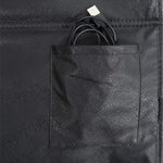 Car Seat Back Organizer with USB Charging Ports, PU Leather Hanging Storage Bag with Foldable Tray for Travel & Car Interior