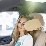 Car Seat Headrest Pillow Adjustable Neck Support – Memory Foam Travel Rest Cushion for Kids & Adults | Car Interior Accessories