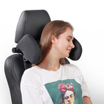 Car Seat Headrest Pillow Adjustable Neck Support – Memory Foam Travel Rest Cushion for Kids & Adults | Car Interior Accessories