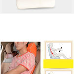 Car Neck & Lumbar Support Pillow Set Memory Foam Headrest Cushion Back Support for Driving Comfort & Pain Relief