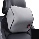 Car Neck & Lumbar Support Pillow Set Memory Foam Headrest Cushion Back Support for Driving Comfort & Pain Relief