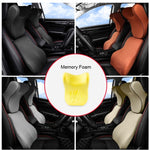 Car Headrest & Lumbar Support Cushion Set – Memory Foam Car Neck Pillow for Comfort | AutoZentra