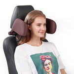 Car Seat Headrest Pillow Adjustable Neck Support – Memory Foam Travel Rest Cushion for Kids & Adults | Car Interior Accessories