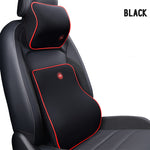 Car Neck & Lumbar Support Pillow Set Memory Foam Headrest Cushion Back Support for Driving Comfort & Pain Relief
