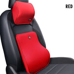 Car Neck & Lumbar Support Pillow Set Memory Foam Headrest Cushion Back Support for Driving Comfort & Pain Relief